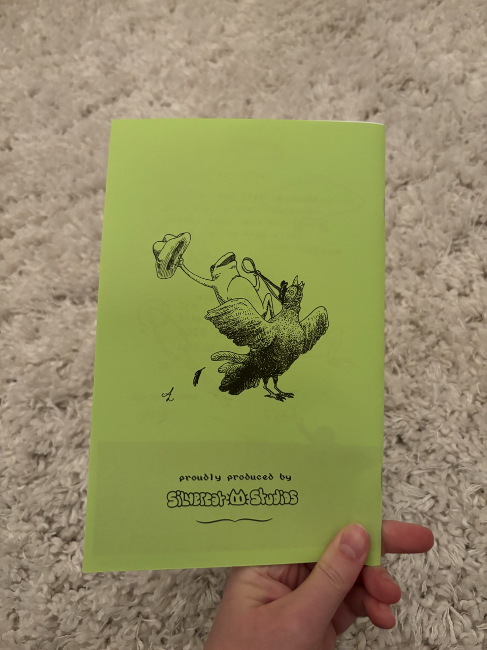 Frog Zine Back Cover